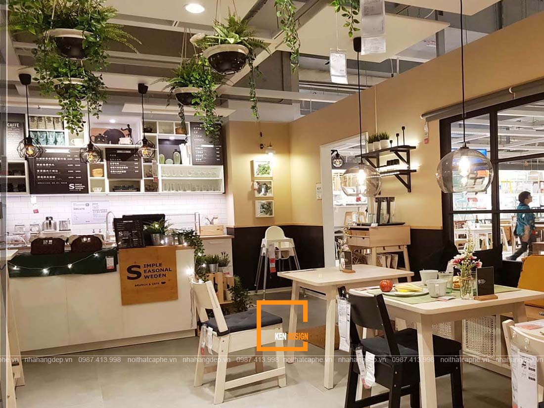 thiết kế quán cafe phong cách hiện đại